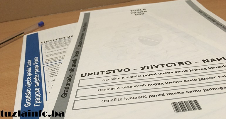 1511 glasacki listic tuzla