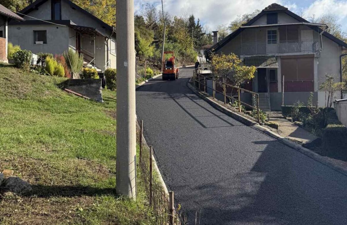 Pri Picture U Tuzli pri kraju sanacija i asfaltiranje puta u ulici Borić