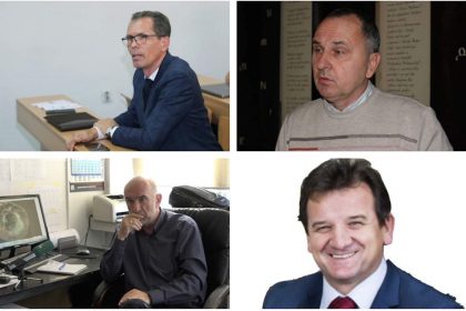 Prof. dr. Bahrija Umihanić, prof. dr. Mirsad Kunić, prof. dr. Zehrudin Osmanović i prof. dr. Aljo Mujčić.