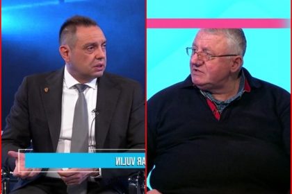 Aleksandar Vulin i Vojislav Šešelj, Foto: Pink TV Printscreen