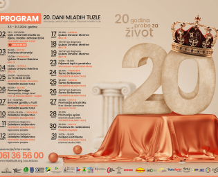 20 Dani mladih Tuzle - Finalni plakat