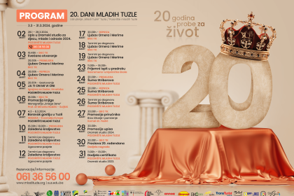 20 Dani mladih Tuzle - Finalni plakat