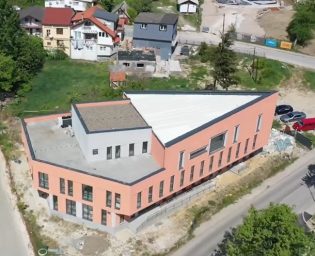 Zgrada muzičke škole u Tuzli u izgradnji (Foto: Tuzlainfo.ba)