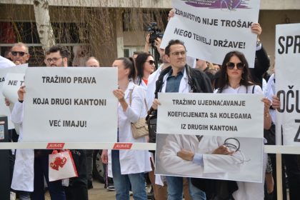 ljekari. protest