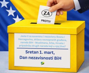 Javna cestitka - 1.mart Dan nezavisnosti BiH