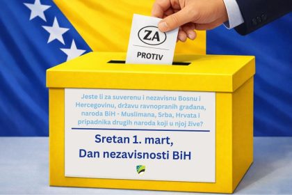 Javna cestitka - 1.mart Dan nezavisnosti BiH