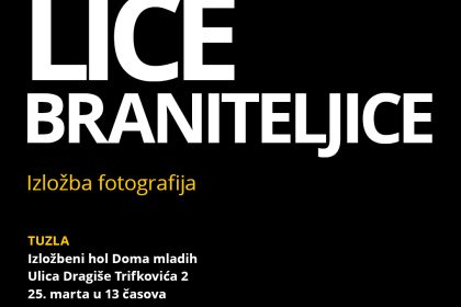Lice braniteljice - izlozba Dom mladih mart 2025
