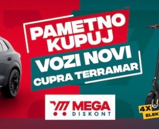 MEGA Diskont - Pametno kupuj vozi novi Cupra Terramar 970x250