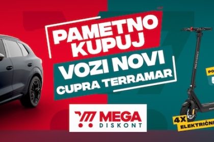 MEGA Diskont - Pametno kupuj vozi novi Cupra Terramar 970x250