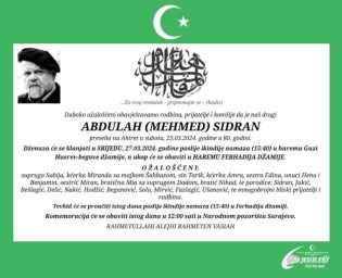 abdulah sidran
