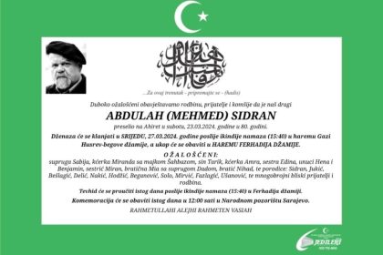 abdulah sidran
