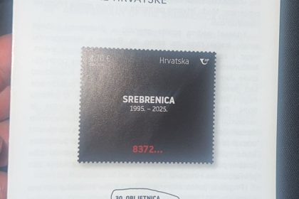 poštanska marka srebrenica