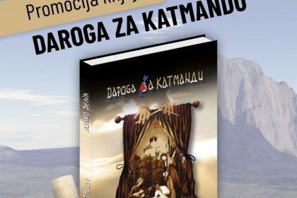 thumbnail_Plakat za promociju knjige Daroga za Katmandu Dinko Delić august 2021