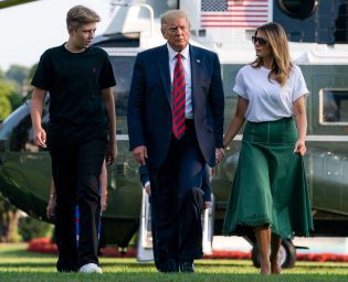 trump melania barron
