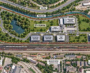 Poslovna zona Kreka Sjever - 3D prikaz (Tuzlainfo.ba)