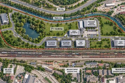 Poslovna zona Kreka Sjever - 3D prikaz (Tuzlainfo.ba)